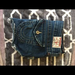 True Religion Jean Shorts
